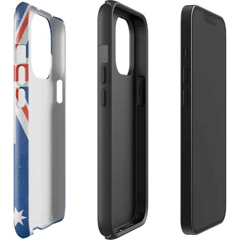 Australia Flag Distressed iPhone 14 Pro Impact Case